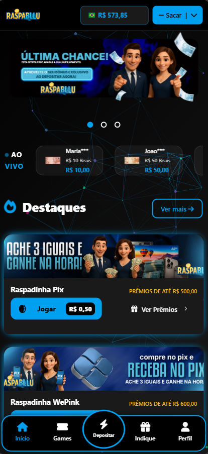 Raspadinha + LootBox